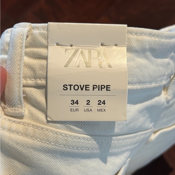 Brand new white Zara jeans size 34 - Picture 9 of 12
